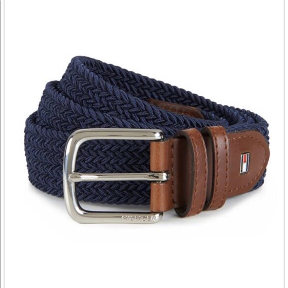 tommy hilfiger woven belt